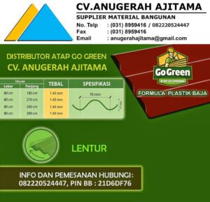 Spesifikasi Atap Go Green