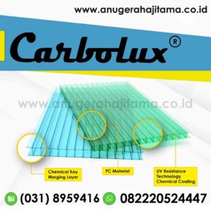 Atap Kanopi Polycarbonate Carbolux