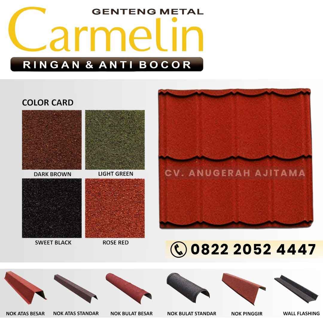 genteng metal pasir carmelin