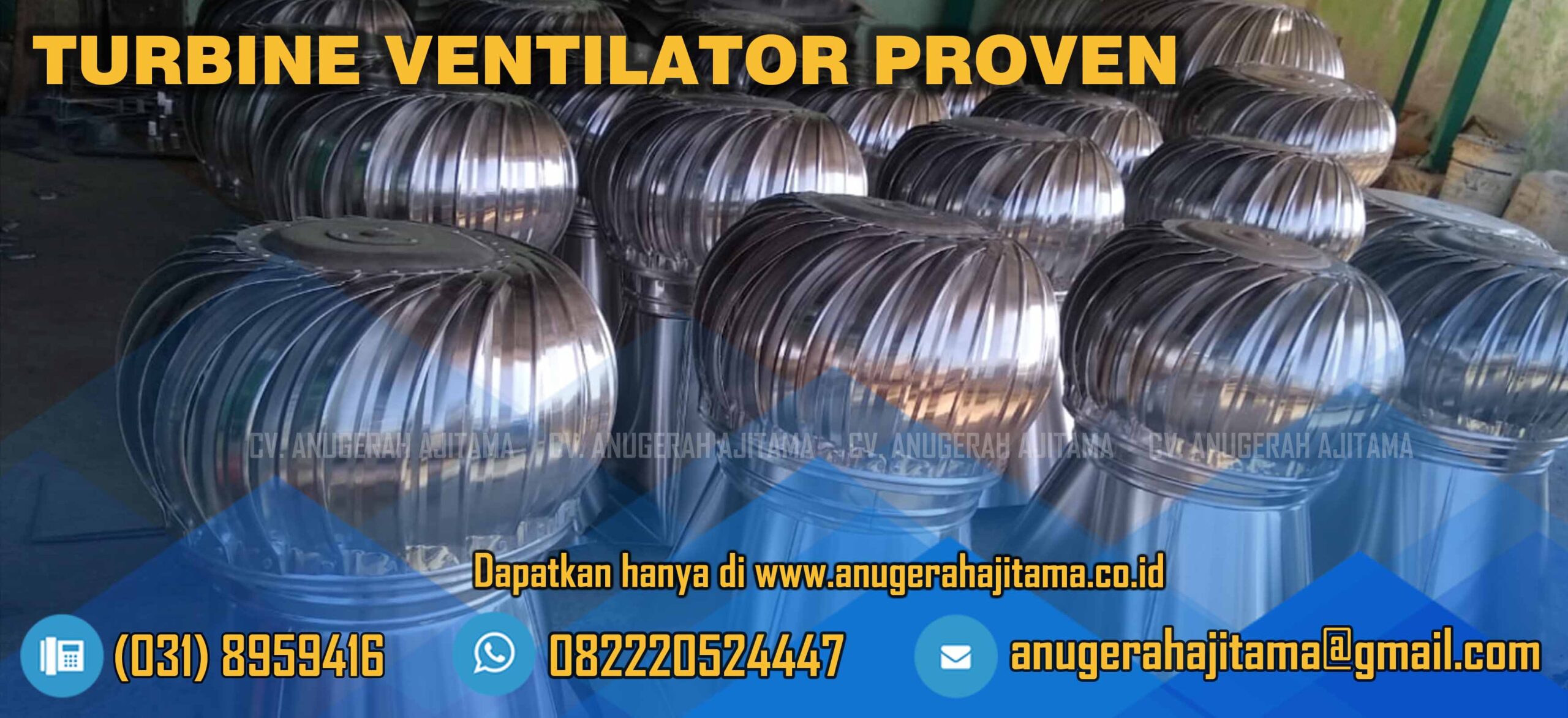 Turbin Ventilator Anti Bocor Saat Hujan