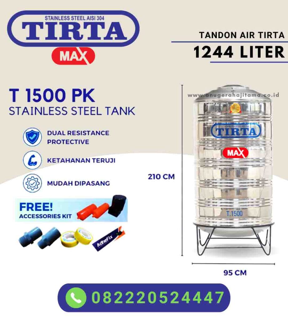 tandon air stainless 1500 liter