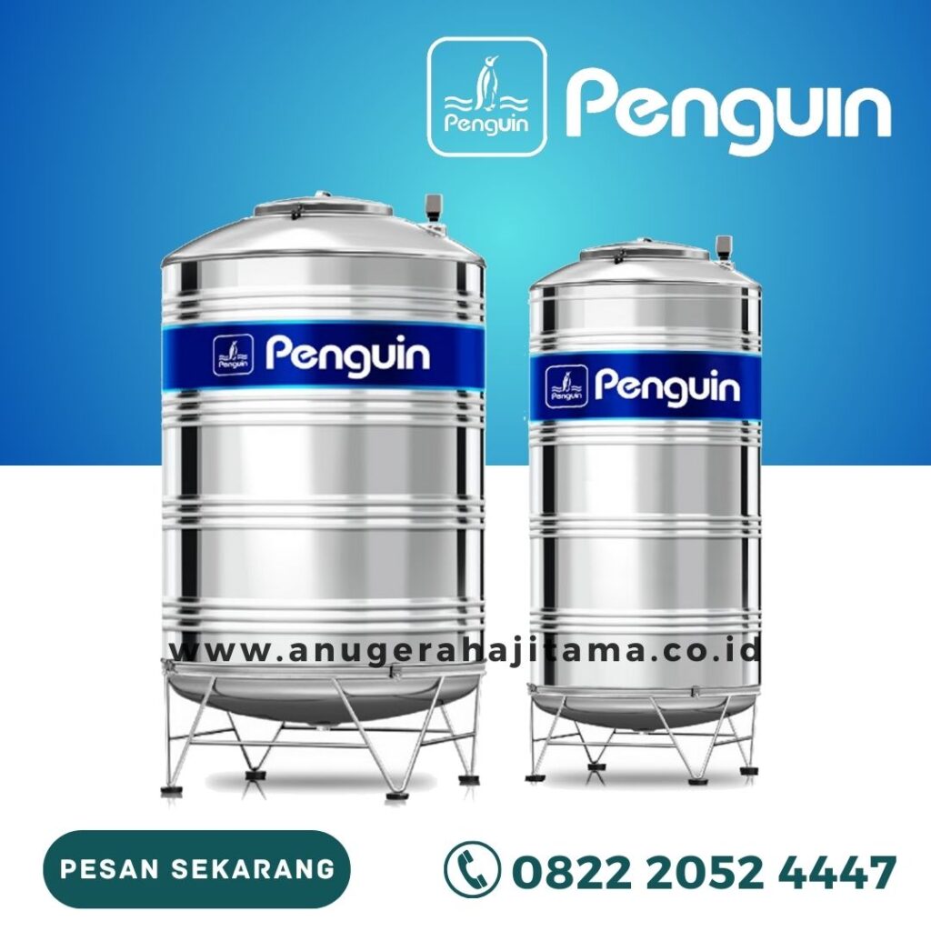 penguin tangki air stainless