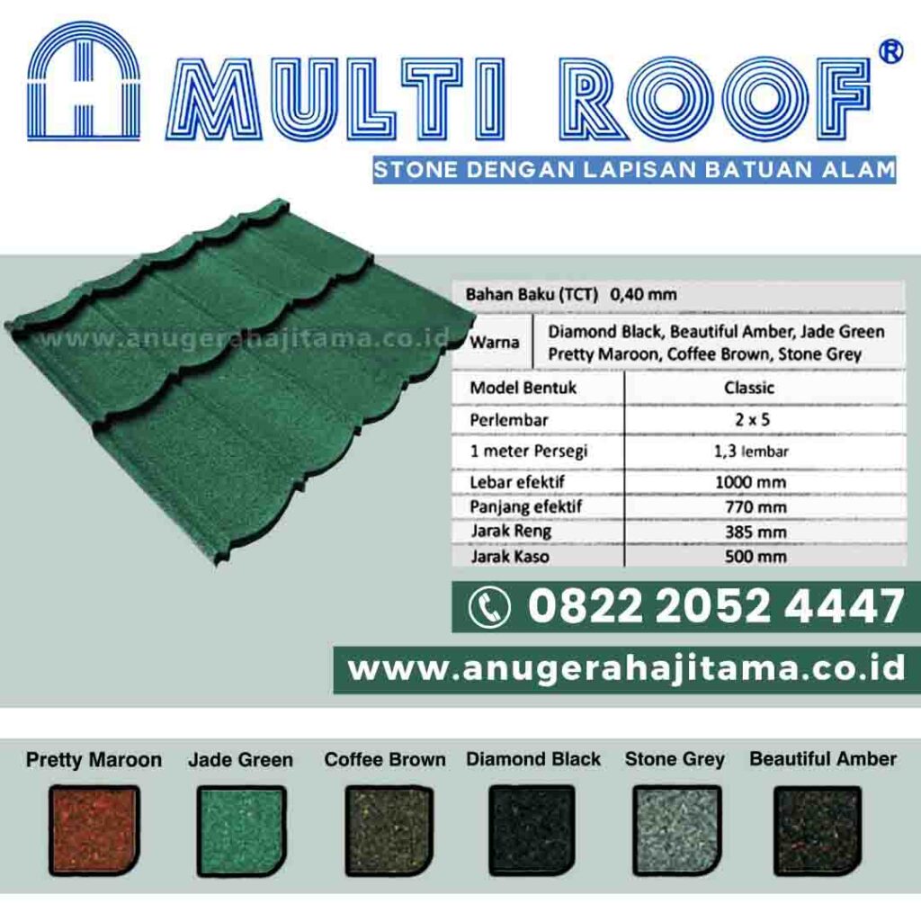 genteng metal pasir multiroof