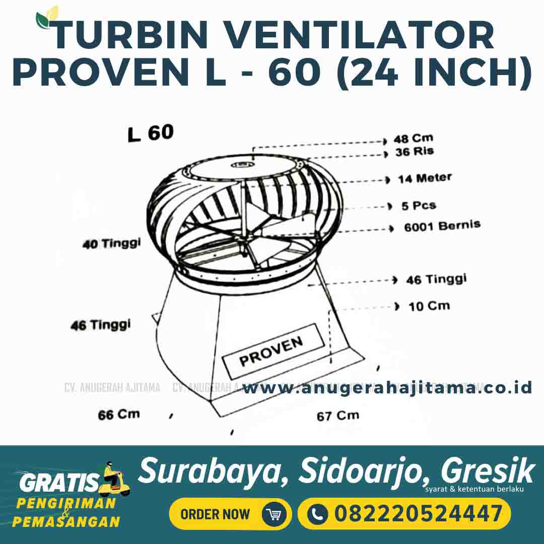 turbin ventilator 24 inch