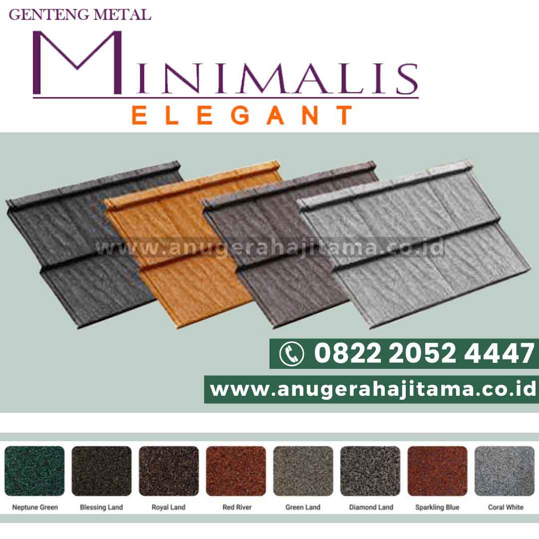 harga genteng metal minimalis