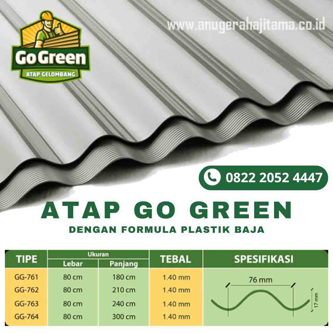 atap go green tahan berapa lama