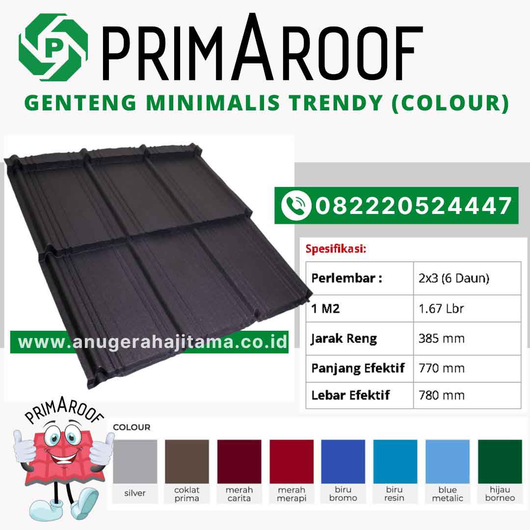 genteng metal minimalis prima roof trendy