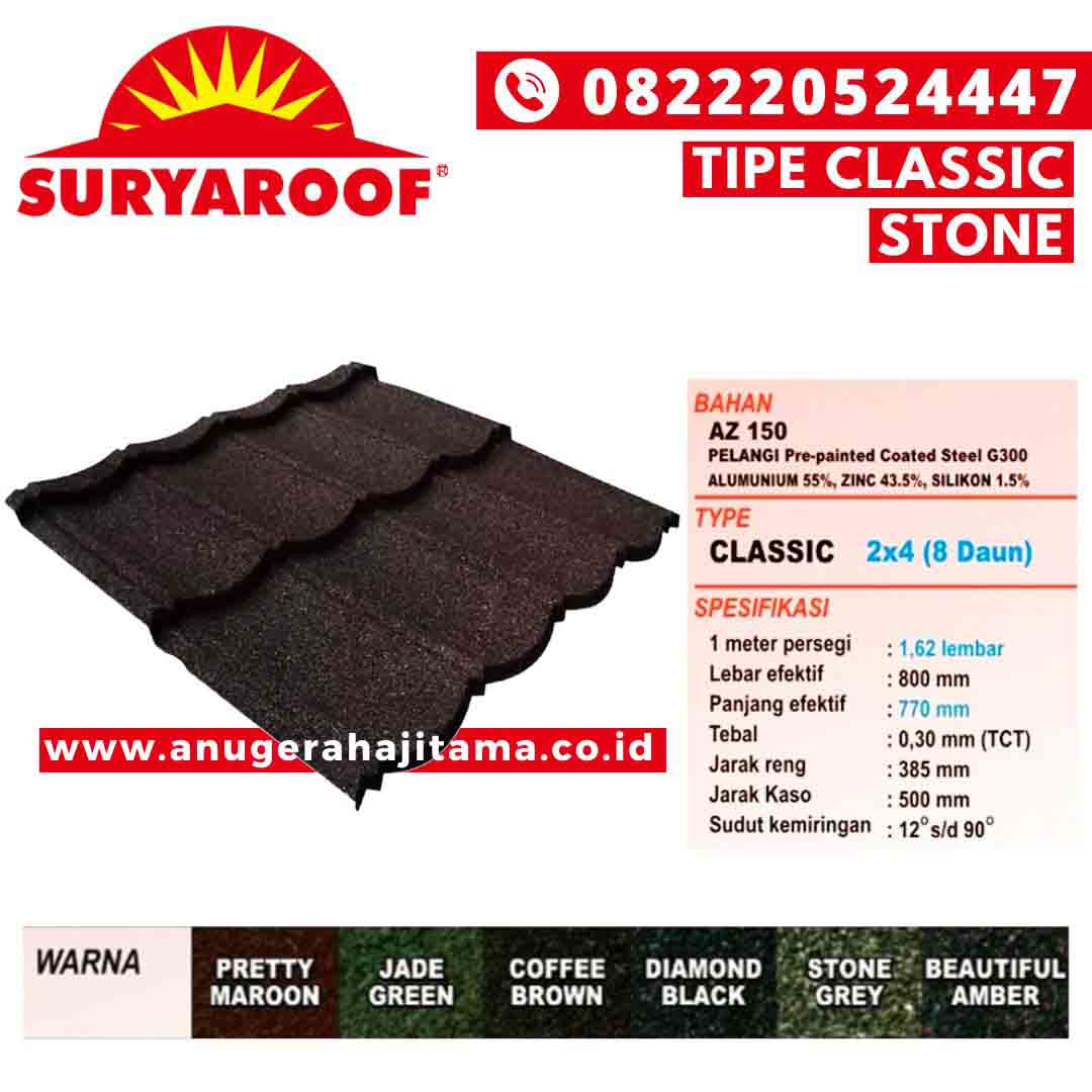 genteng metal pasir surya roof