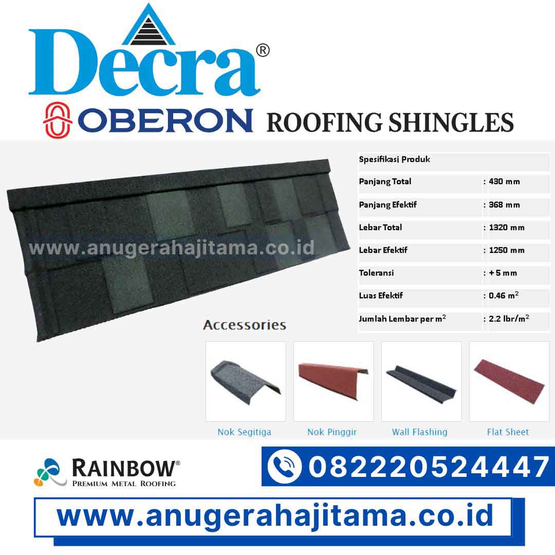 genteng decra oberon