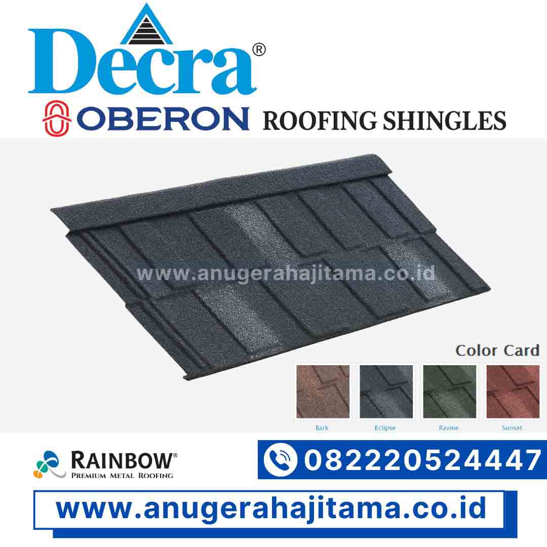 genteng metal decra oberon