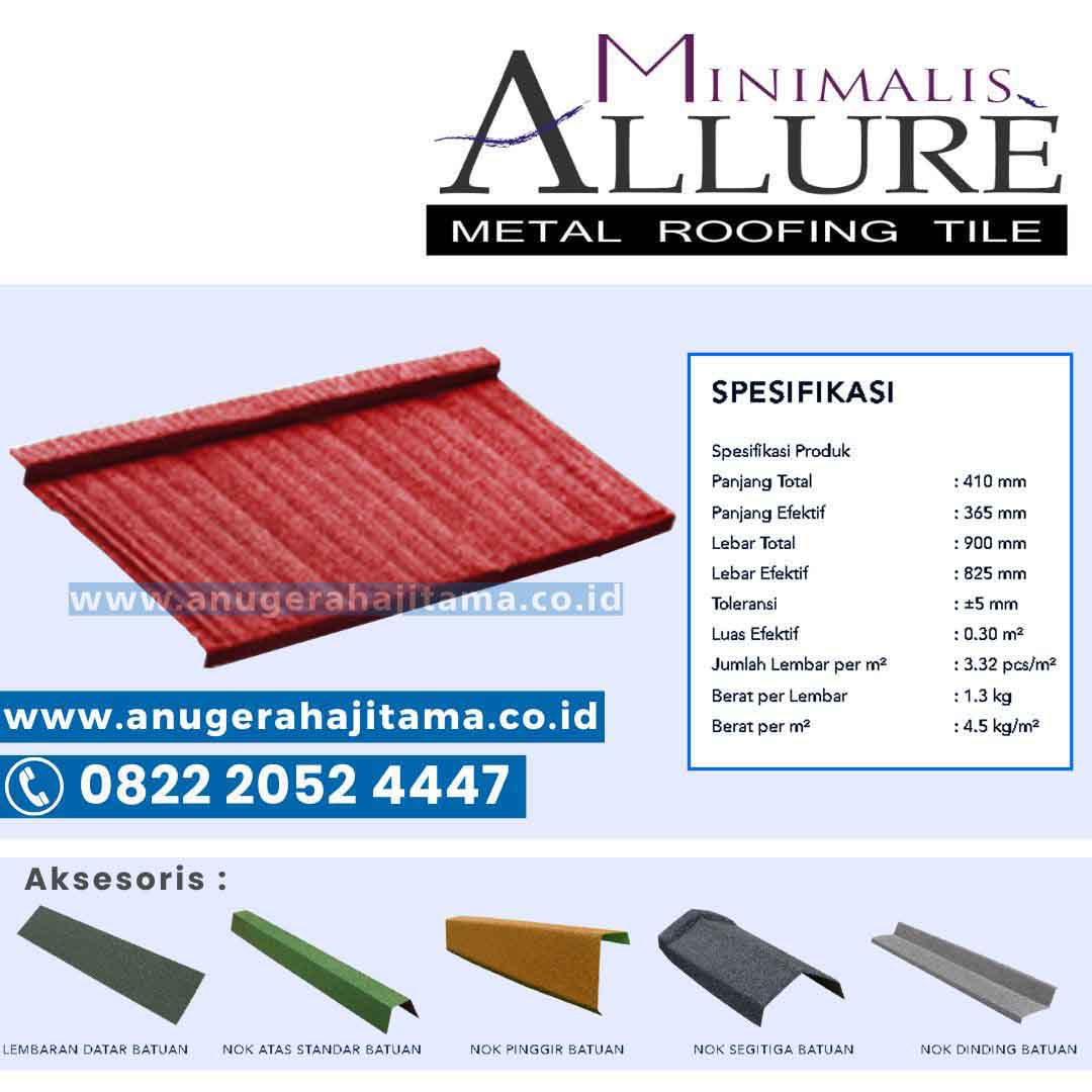 genteng metal minimalis allure