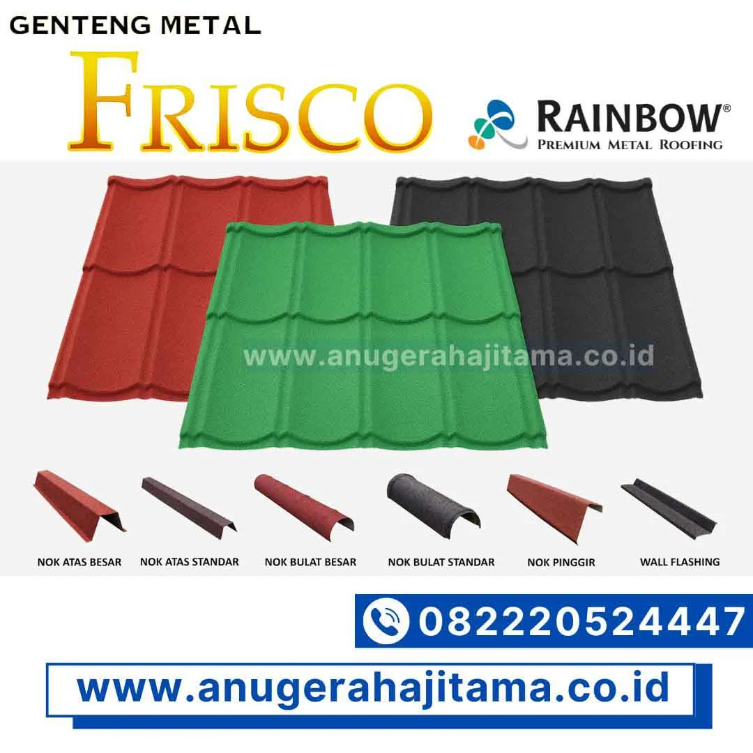 genteng metal pasir frisco