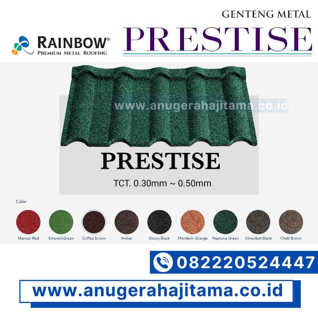 genteng metal prestise
