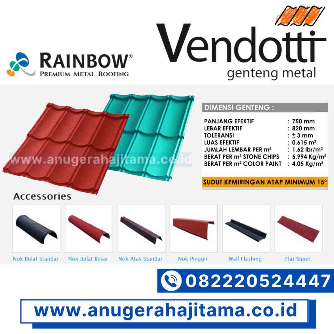 genteng metal vendotti