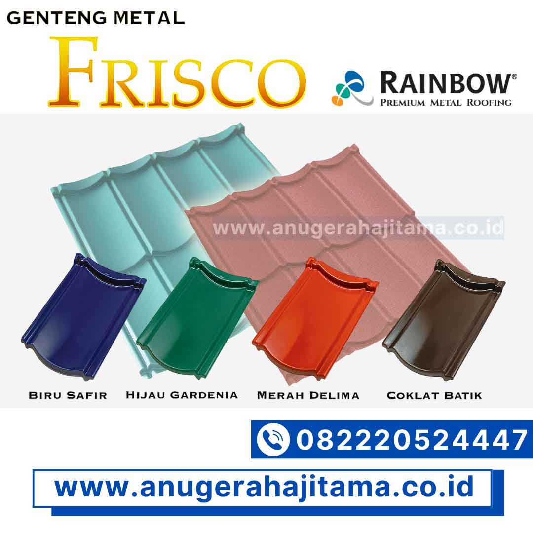 jual genteng metal frisco