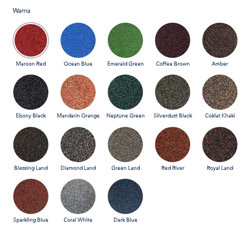 warna genteng metal minimalis allure