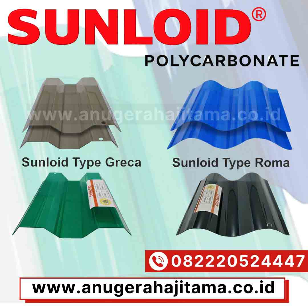 harga atap polycarbonate sunloid