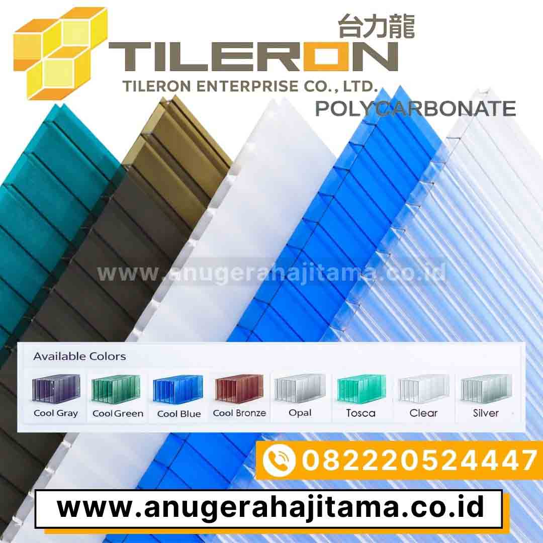 jual atap polycarbonate tileron
