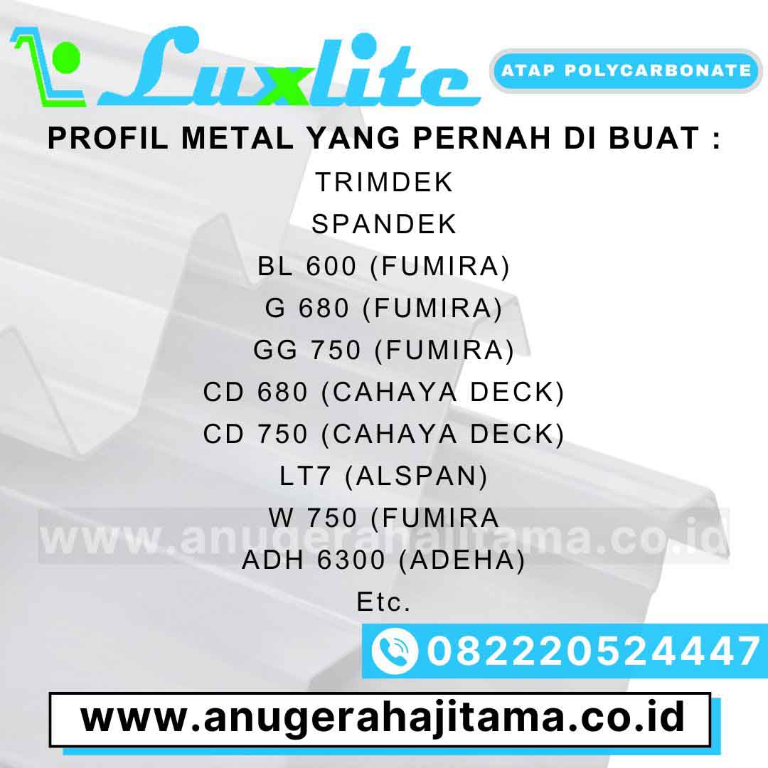 profil gelombang luxxlite
