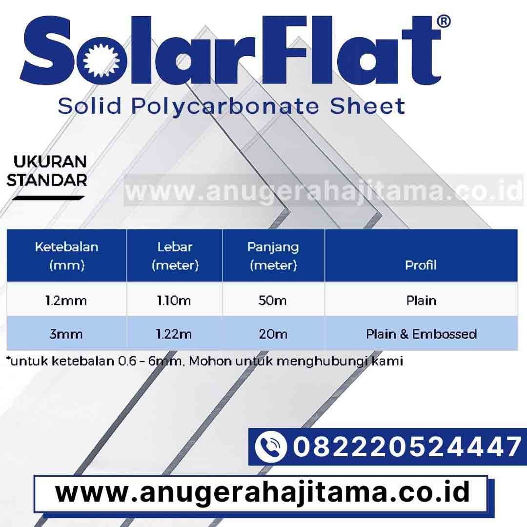 ukuran solarflat