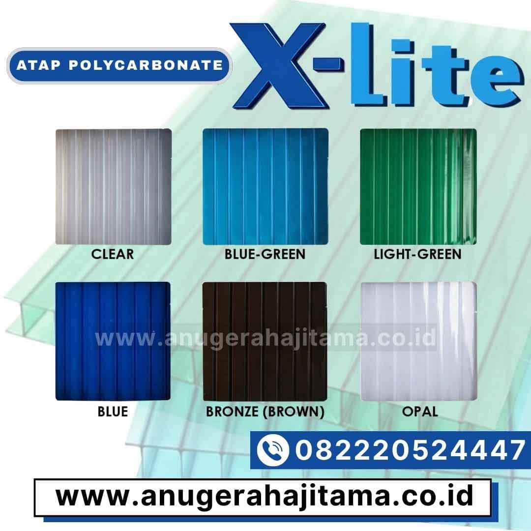 Warna atap polycarbonate x lite