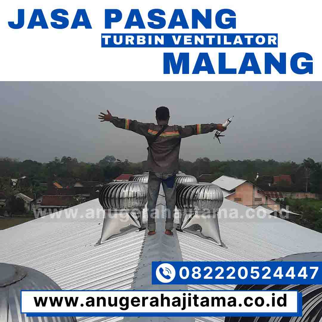 jasa pemasangan turbin ventilator malang untuk gudang