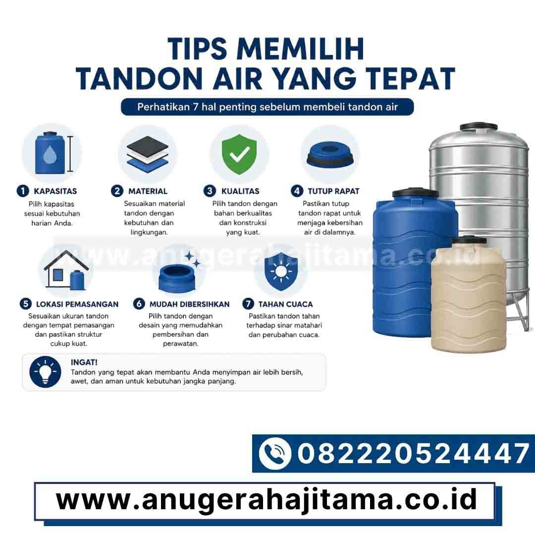 Tips Memilih Tandon Air yang Tepat dan Berkualitas Tips Memilih Tandon Air yang Tepat dan Berkualitas